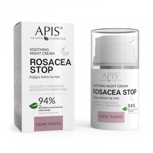 Apis Rosacea- Stop Home Ter Apis Kojący Krem Na Noc 50 Ml