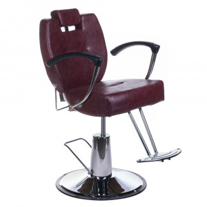 Fotel Barberski Hektor Bh-3208 Wiśniowy