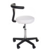 Taboret Kosmetyczny + Podłokietnik Ng-Ch049 Biały