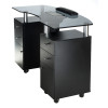 Stolik Do Manicure Z Pochłaniaczem Bd-3453+p Czarn