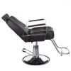 Fotel Barberski Homer Bh-31237 Brązowy