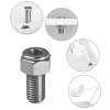 Uchwyt Lampy-Lupy  Tube  Inox 