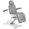 Fotel Kosmetyczny Elektr. Azzurro 869 a Obrotowy 4 Siln. Szary