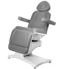 Fotel Kosmetyczny Elektr. Azzurro 869 a Obrotowy 4 Siln. Szary