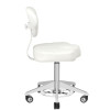 Taboret Kosmetyczny Azzurro 156 F Bump-Up Biały