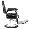 Gabbiano Fotel Barberski Imperator Czarny