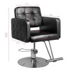 Hair System Fotel Fryzjerski 90-1 Czarny