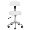 Taboret Kosmetyczny Do Pedicure Basic 304 P Biały 