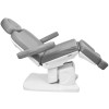 Fotel Kosmetyczny Elektr. Azzurro 708 a 4 Siln. Szary Podgrzewany