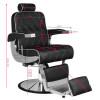 Hair System Fotel Barberski Royal X Czarny 