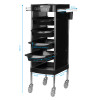Gabbiano Pomocnik Fryzjerski Fx11 F Black