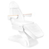 Fotel kosmetyczny elektryczny SILLON Lux 273b + taboret 304 biały
