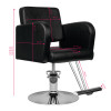 Hair System Fotel Fryzjerski Hs92 Czarny 