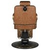 Gabbiano Fotel Barberski Boss Old Leather Jasny Brązowy 