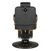 Gabbiano Fotel Barberski Boss Hd Old Leather Czarny