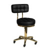 Taboret Kosmetyczny Gold Am-961 Czarny