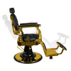 Gabbiano Fotel Barberski Giulio Gold Czarny