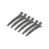 Klamry Klipsy Fryzjerskie Do Włosów E-12 B 6 Szt 11,5 Cm Szare