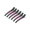 Klamry Klipsy Fryzjerskie Do Włosów E-13 6 Szt 11,5 Cm Mix Neon