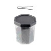Kokówki Fryzjerskie Do Włosów E-63 150 Szt 4,9 Cm Czarne 