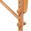 Stół Składany Do Masażu Wood Komfort Activ Fizjo Lux 3 Segmentowy 190x70 Czarny