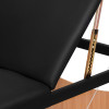 Stół Składany Do Masażu Wood Komfort Activ Fizjo Lux 3 Segmentowy 190x70 Czarny