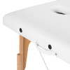Stół Składany Do Masażu Wood Komfort Activ Fizjo Lux 3 Segmentowy 190x70 Biały