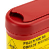 Pojemnik Na Odpady Medyczne 0,7 L Czerwony