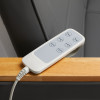 Fotel Kosmetyczny Elektryczny SILLON Lux 3 silniki szary, szara podstawa