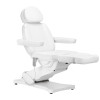 Elektryczny fotel kosmetyczny SILLON CLASSIC 3 silniki biały