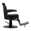 Gabbiano fotel barberski Continental Czarny