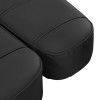 Elektryczny fotel kosmetyczny SILLON CLASSIC 3 silniki Czarny
