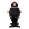 Elektryczny fotel kosmetyczny SILLON CLASSIC 3 silniki Różowo Czarny