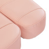 Elektryczny fotel kosmetyczny SILLON CLASSIC 3 silniki Różowo Czarny