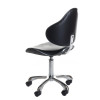 Taboret Kosmetyczny Z Oparciem Bd-9933 Czarny