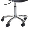 Taboret Kosmetyczny Z Oparciem Bd-9933 Czarny
