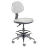Taboret Medyczny Z Oparciem Bd-Y942 Biały