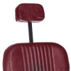 Fotel Barberski Olaf Bh-3273 Wiśniowy