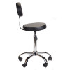 Taboret Kosmetyczny Z Oparciem Bh-7289 Czarny