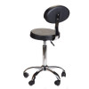 Taboret Kosmetyczny Z Oparciem Bh-7289 Czarny