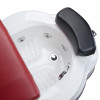 Fotel Do Pedicure Z Masażem Br-3820 D Bordowy