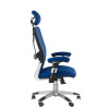 Fotel Ergonomiczny Corpo Comfort Bx-4147 Niebieski