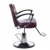 Fotel Barberski Hektor Bh-3208 Wiśniowy