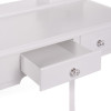 Toaletka Biała Kari Lustro Led + Taboret
