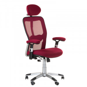Fotel Ergonomiczny Corpo Comfort Bx-4147 Czerwony