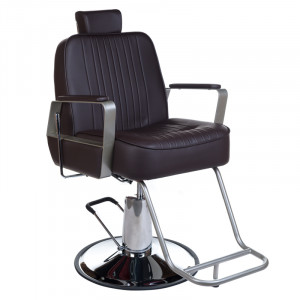 Fotel Barberski Homer Bh-31237 Brązowy