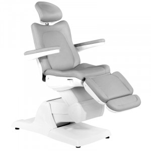 Fotel Kosmetyczny Elektr. Azzurro 870 3 Siln. Szary