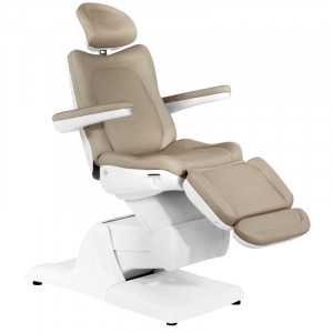 Fotel Kosmetyczny Elektr. Azzurro 870 3 Siln. Cappuccino