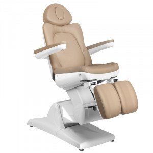 Fotel Kosmetyczny Elektr. Azzurro 870 S Pedi 3 Siln. Cappuccino