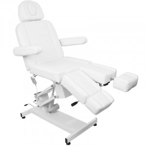 Fotel Kosmetyczny Elektr. Azzurro 706 Pedi  1 Siln. Biały